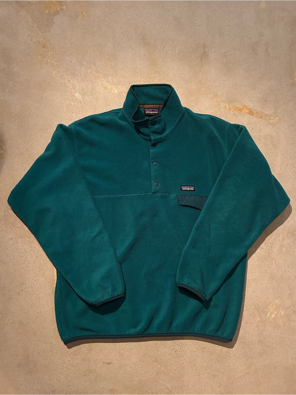 Patagonia Men's Teal Green Snap-T Fleece Pullover